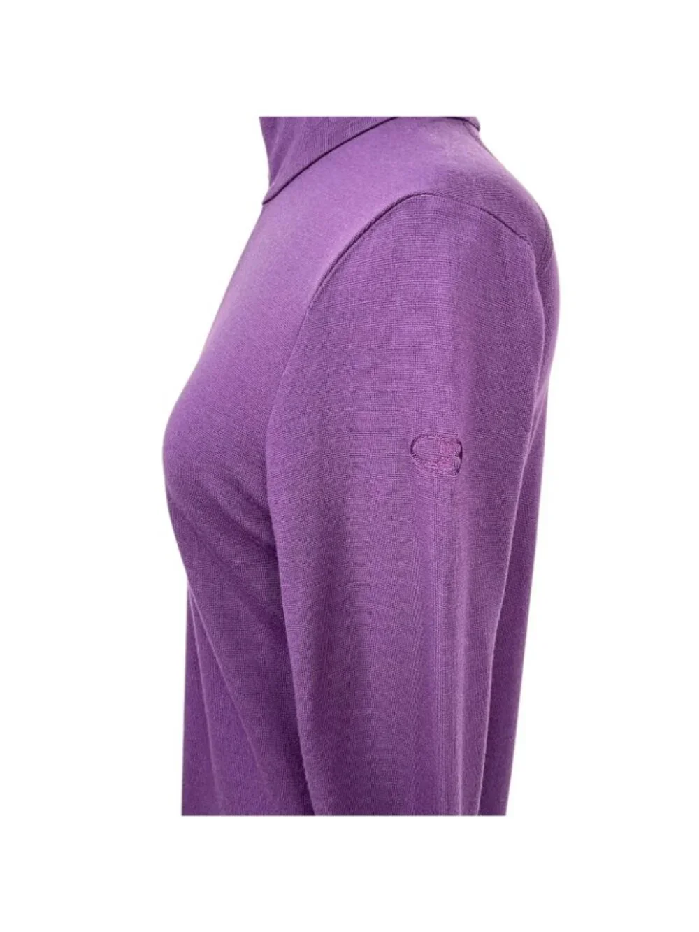 Icebreaker Bodyfit 260 Base Layer Top Womens Medium Purple 100% Merino 1/4 Zip - Picture 4 of 14